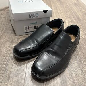 Men’s dress shoe faux leather size 7.5